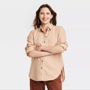 Universal Threads Oversized Fit Button Down Shirt